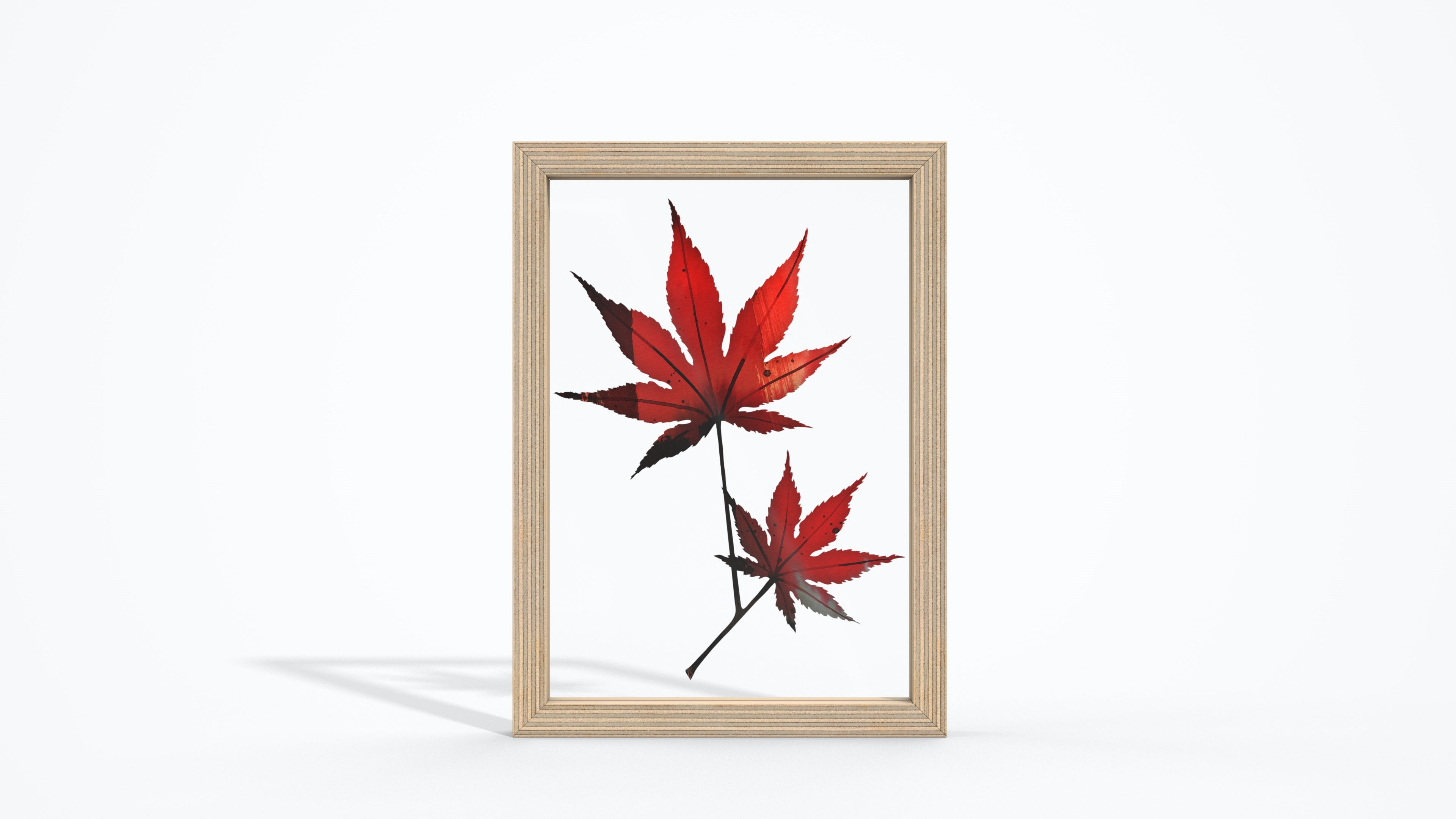 japanese maple leaves art